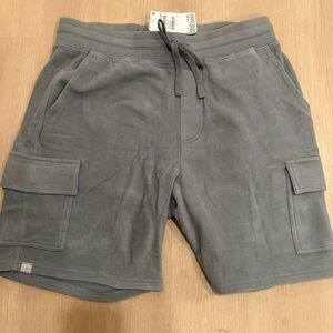 Malibu Charcoal Cargo Shorts for Men